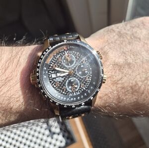 Hamilton Black and Gold Men's Watch Khaki X-Wind